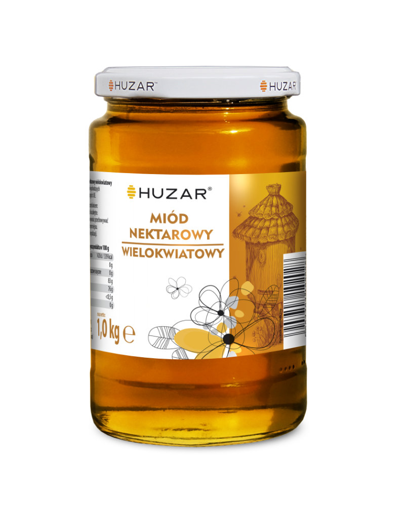 miód wielokwiatowy 1 kg słoik miodu wielokwiatowego